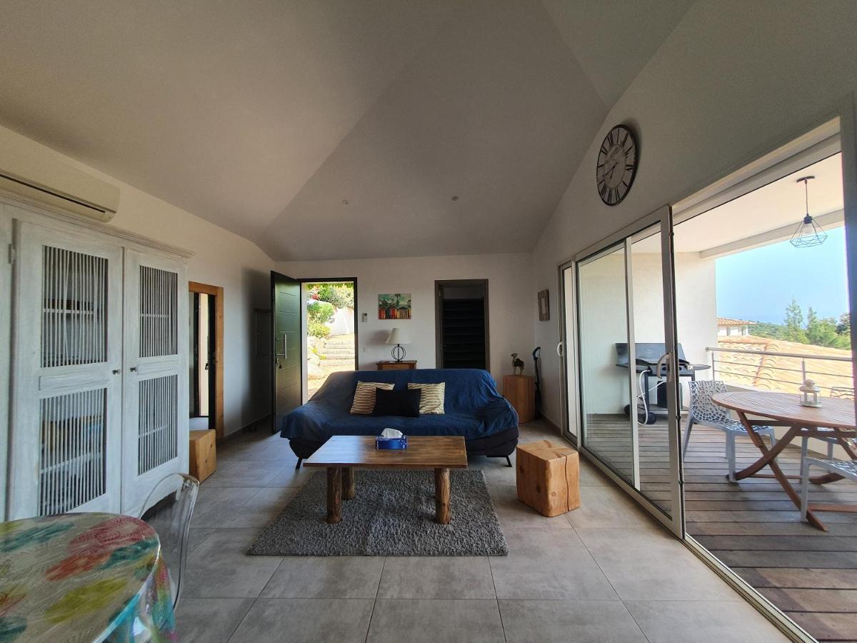 Tres Belle Residence Vue Mer Et Piscine Chauffee - Baccalocation Порто-Векио Екстериор снимка